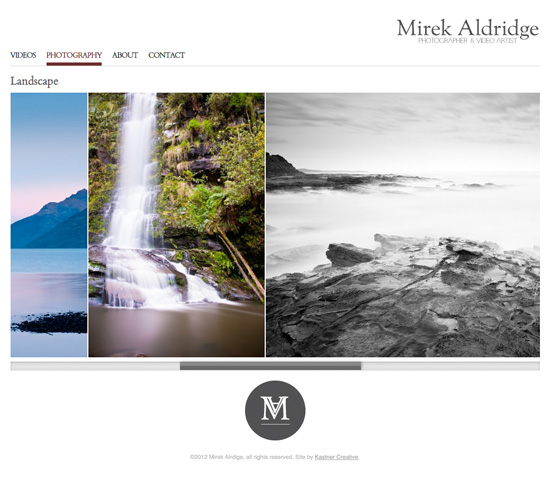 Mirek Aldridge website
